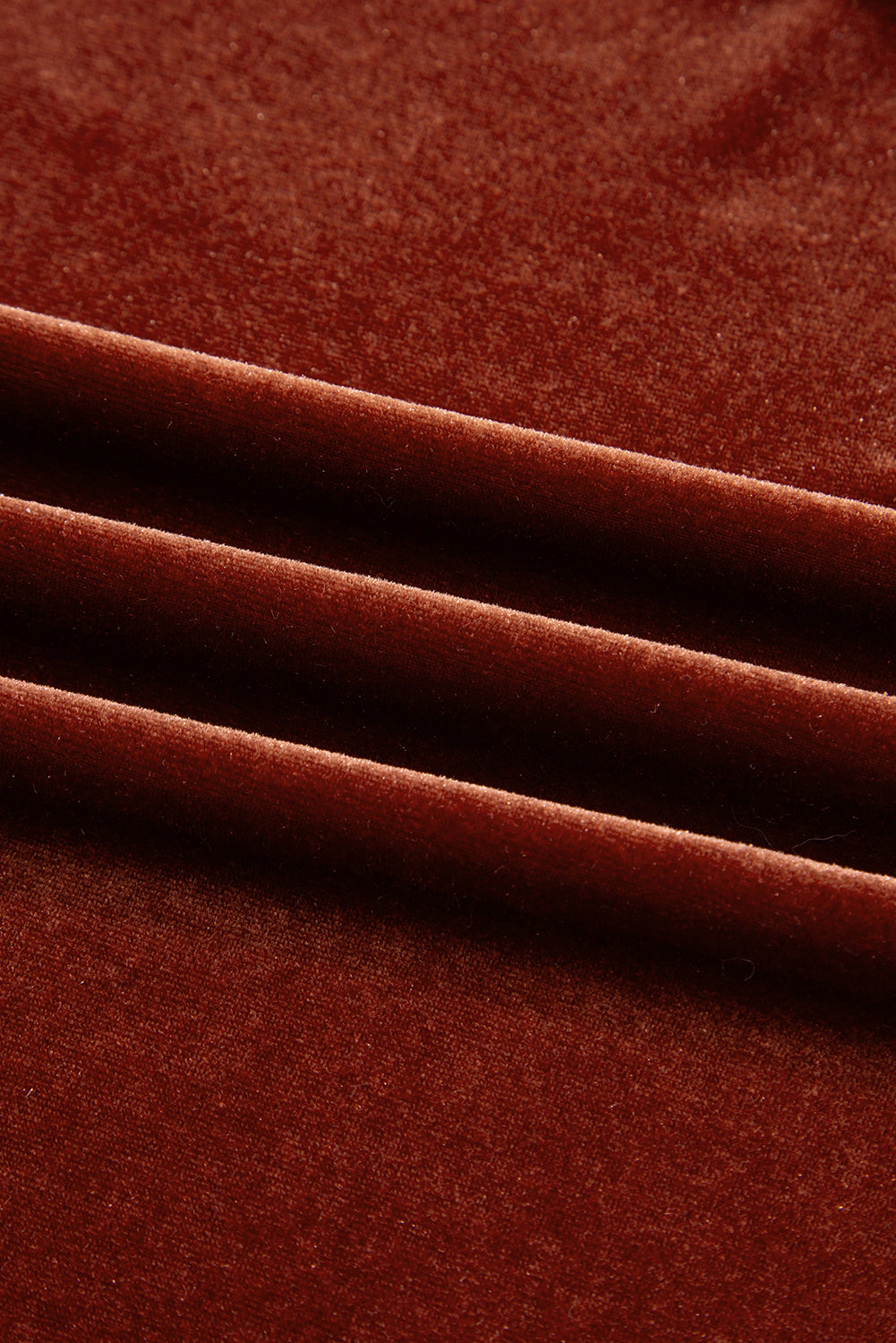 Velvet Elastic V-Neck Puff Sleeve Mini Dress