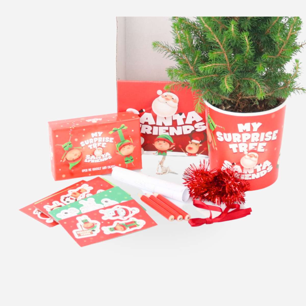 Picea Conica - Mini Christmas Tree & Decorations - Creactive Activity For Kids