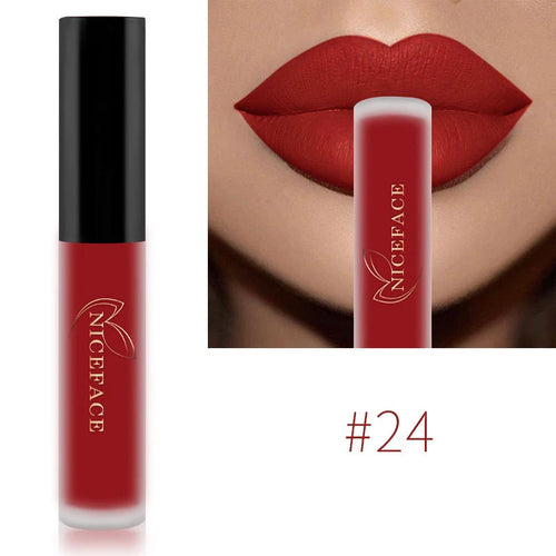 NICEFACE Matte Liquid Lipstick Waterproof Long Lasting Lip Gloss Tint