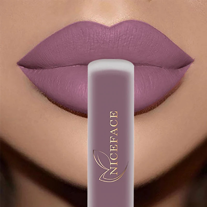 NICEFACE Matte Liquid Lipstick Waterproof Long Lasting Lip Gloss Tint