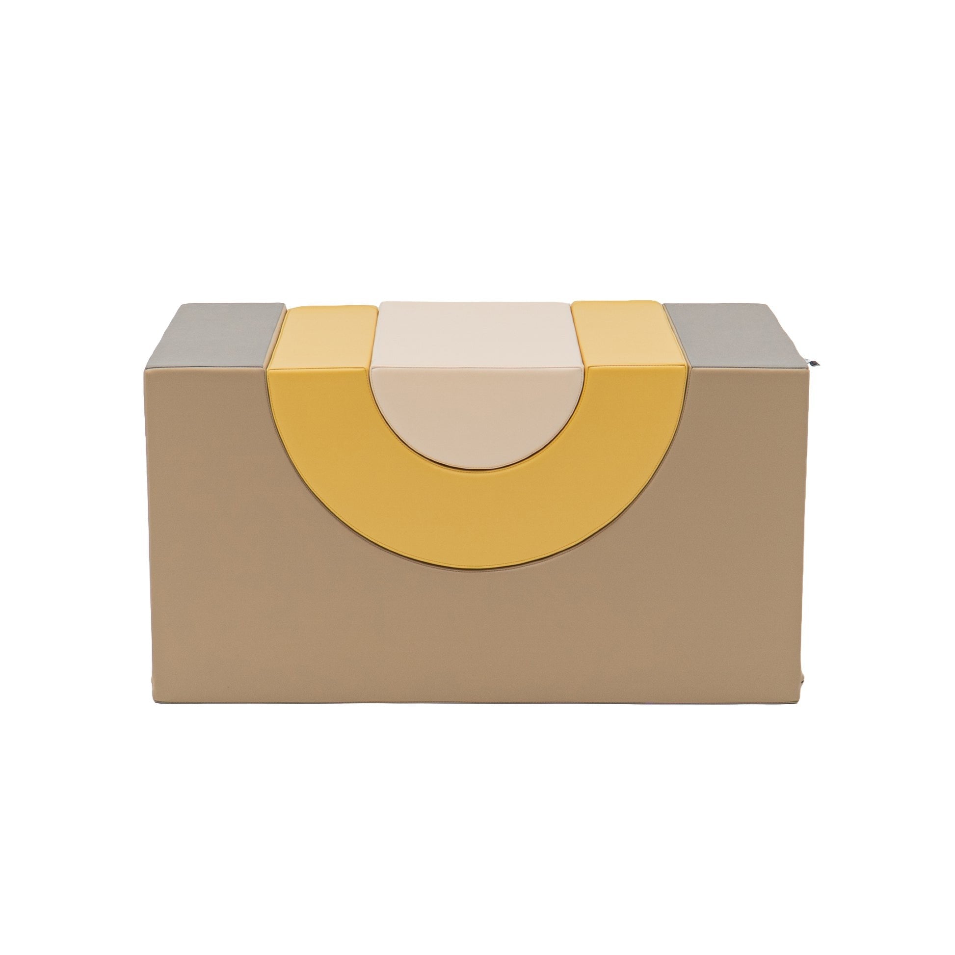 Rainbow Bridge Soft Play Set - Beige & Honey