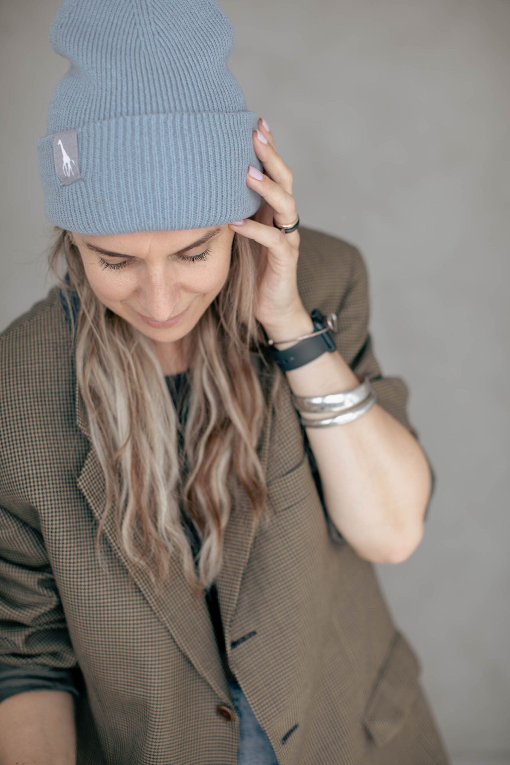 Ultra-Soft Beanie With A Giraffe Label